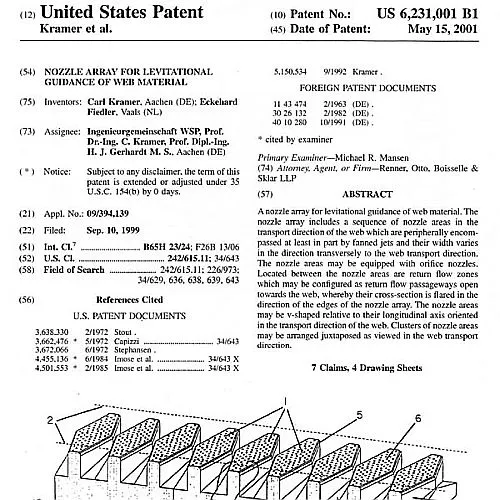 2001: Patent Innovation